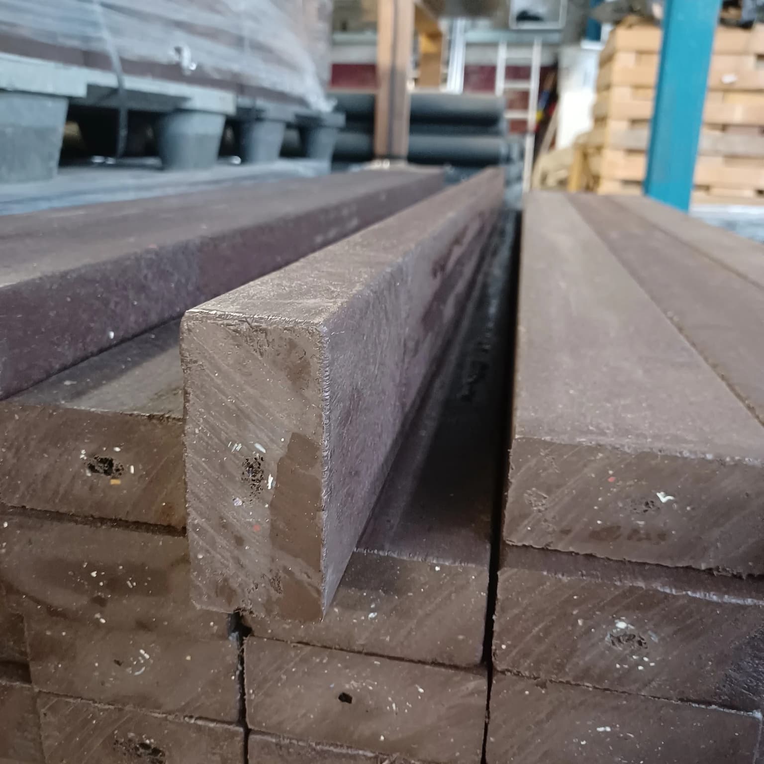Recycled plastic lumber and structural boards